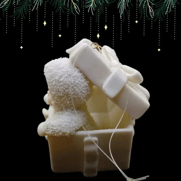 Department 56 snowbabies lot of 6 christmas figurines beige color - Picture 10 of 13